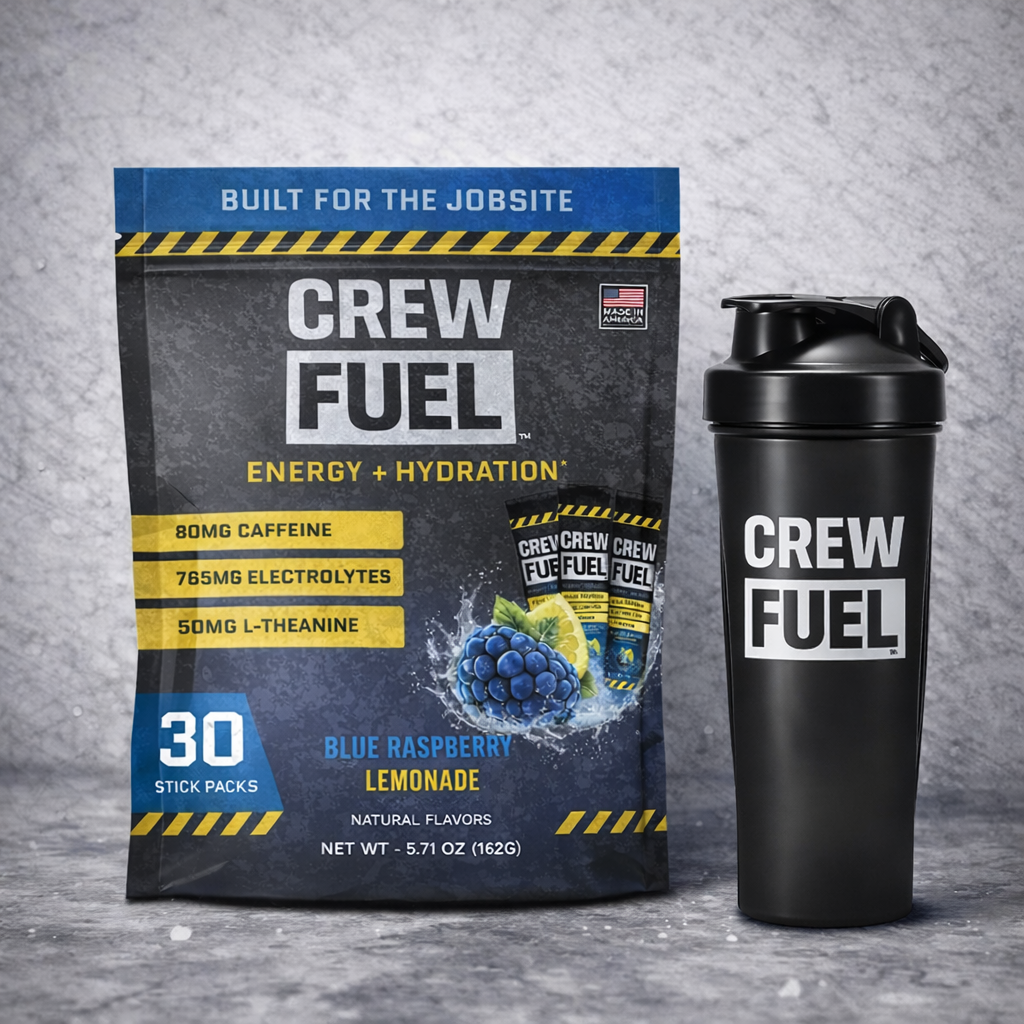 Caffeine + Electrolytes for Real Workers